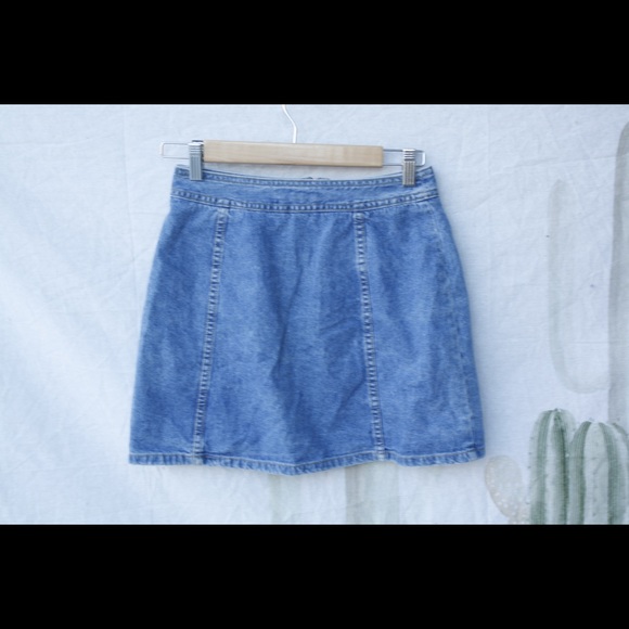 Vintage Paris Blues Demin Zip Up Mini 🌵7 - Picture 2 of 8